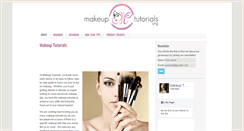 Desktop Screenshot of makeuptutorials.org