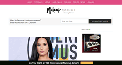 Desktop Screenshot of makeuptutorials.com